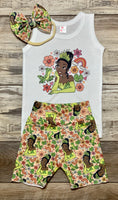 
              Tiana Princess and the Frog - Baby or Toddler Complete Outfit
            