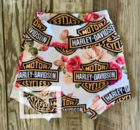 
              Harley Rose Baby or Toddler Complete Outfit / Harley Davidson Baby Outfit
            