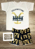 
              Yellowstone Boys Rip Baby and Toddler Tee and Shorts Set / Infant and Toddler Boys
            